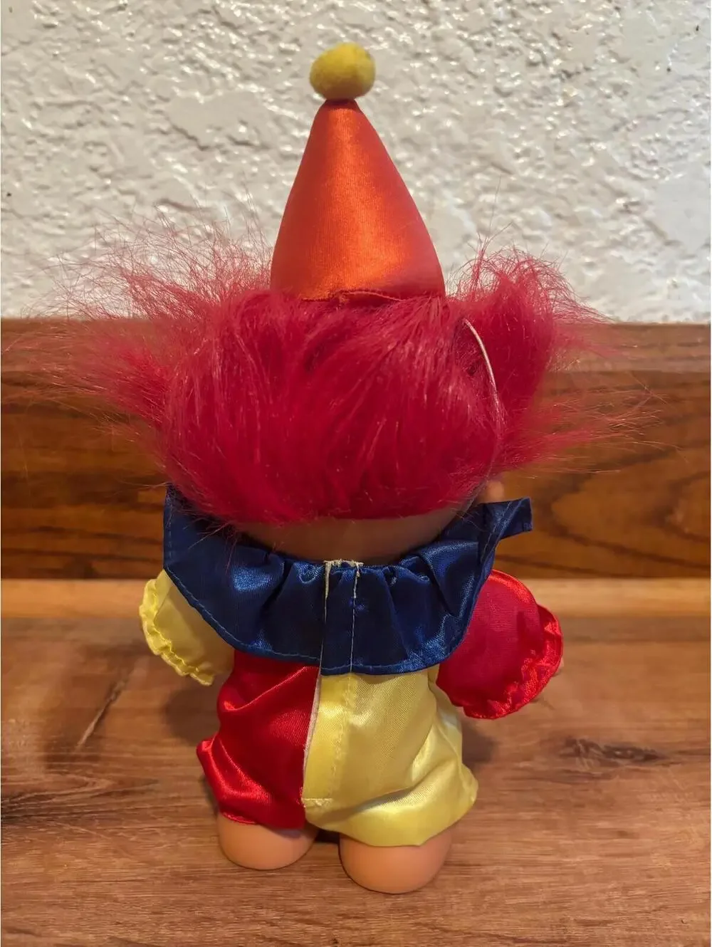 Troll Doll Jester Troll w Hat 10” VGC